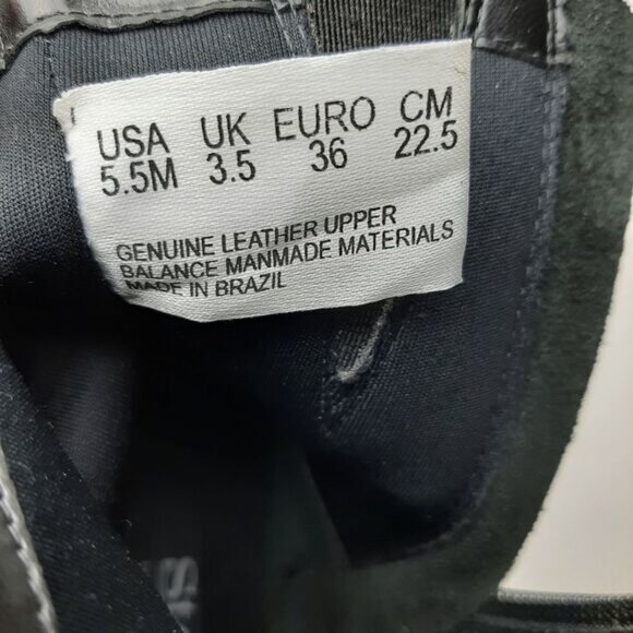 HUSH PUPPIES Waterproof Genuine Leather Square Toe Ankle Bootie Black Sz 5.5 M - Picture 13 of 14